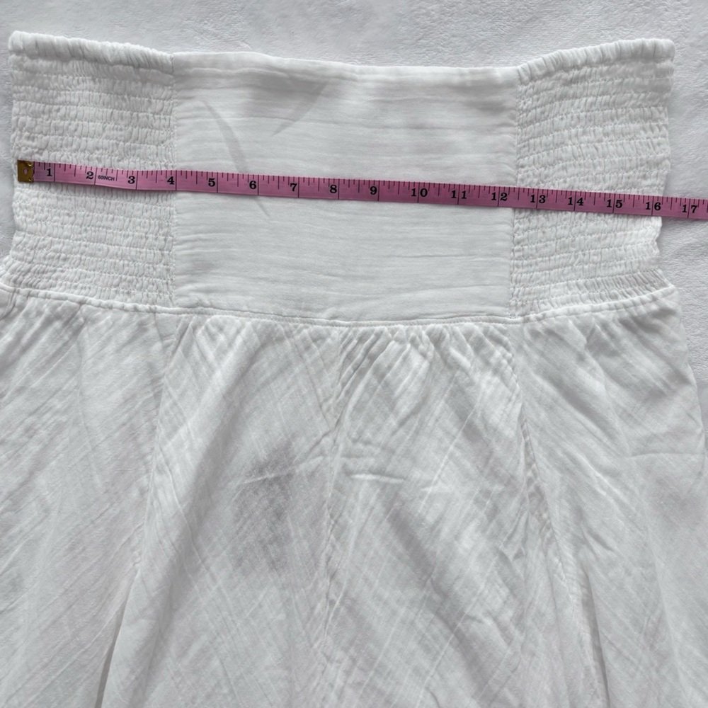 NATURAL LIFE Feelin' Alive White Cotton Convertible Boho Midi Skirt—NWT--L - Picture 13 of 13